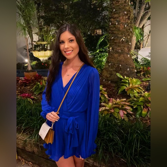 Fashion Nova royal blue romper - Picture 6 of 6